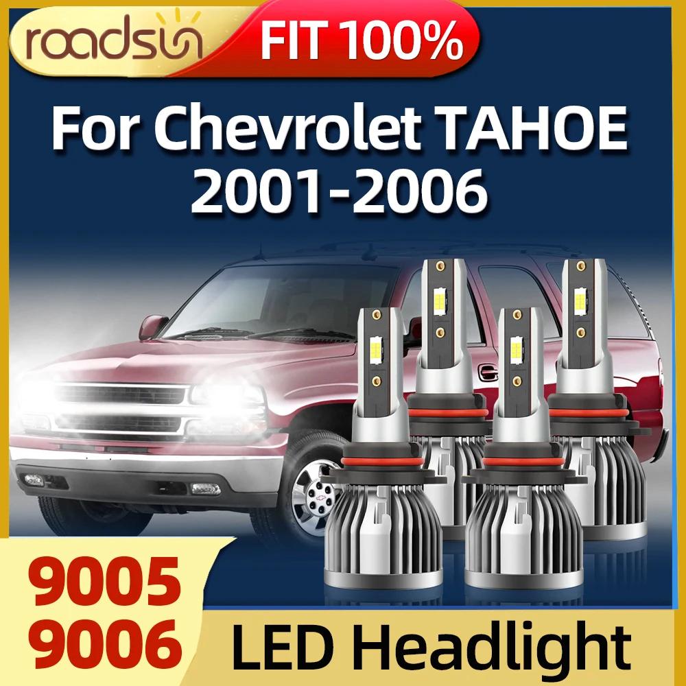 Roadsun LED Ʈ  ο  9005 HB3 9006 HB4 6000K,  TAHOE 2001 2002 2003 2004 2005 2006 , 2 , 4 
